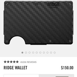Ridge Carbon Fiber Wallet
